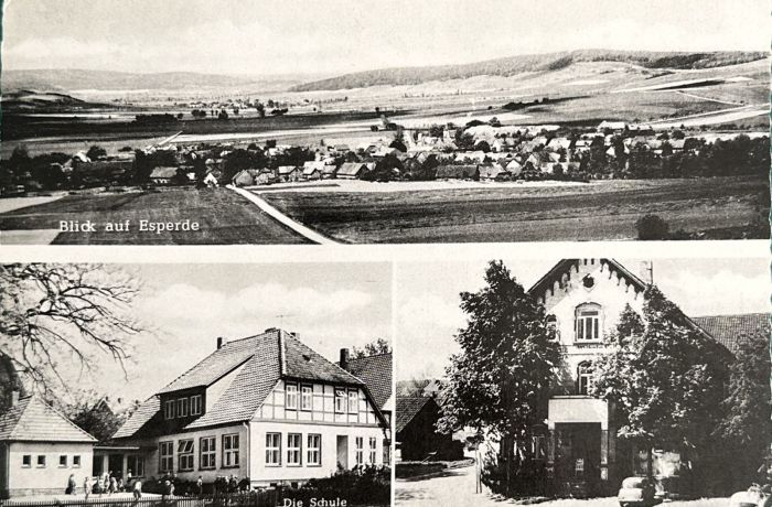 Historische Postkarte "Zur Alten Post"
